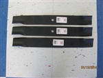 3 USA BLADES-HUSQVARNA SNAPPER KEETS 539-10-17-33 539101733- HUSTLER 795252 61"