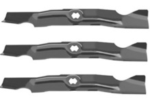 SET OF 3 USA BLADES-FITS CUB CADET OR MTD 50" MOWERS- 742-04053 942-04053C