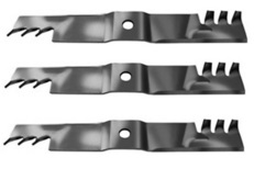 Set of 3 Exmark 19-1/2" Commercial Mulching Blades