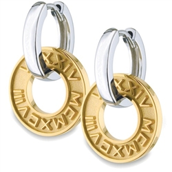 Numeros™ Earrings - 18K Yellow & 14K White