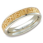 Medium Two-Tone Expres™ Ring - 14K Yellow & P&#363;rLuxium™