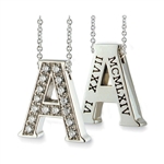 Hidden Treasures™ Diamond Birthday Initial (Category 1) -  Platinum