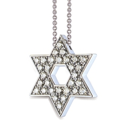 Hidden Treasures™ Diamond Star-of-David - Platinum