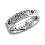 Medium Continuous Life™ Mothers Ring - Platinum