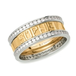 Continuous Life™ Diamond Eternity Band - 18K & Platinum