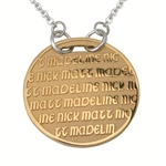 Continuous Life™ GoldPage Circle Necklace