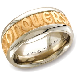 PoWide Gold Two-Tone Posey™ Ring - 14K & P&#363;rLuxium™