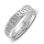 Medium Single-Tone Posey™ Ring - P&#363;rLuxium™