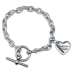 In My Heart Bracelet - Sterling Silver