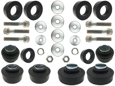 1967 - 1972 GM Body Mount Kit, Rubber & Hardware