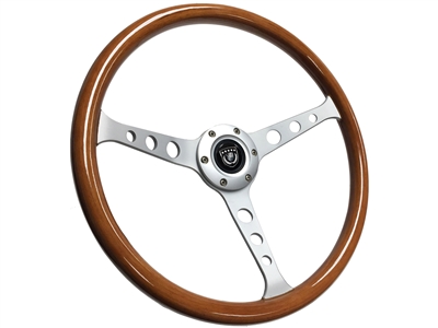 VSW S6 Classic Wood Brushed Steering Wheel
