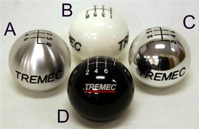 Tremec 6 Speed White Shift Knob with Standard Thread, 6WH-SX