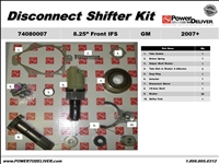 GM Chevy 2007-2013 8.25 IFS AAM 4WD FRONT AXLE DISCONNECT SHIFTER KIT, 74080007 | Allstate Gear