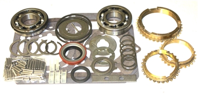 Borg Warner T18 4 Speed Bearing Kit with Synchro Rings, BK114WS | Allstate Gear