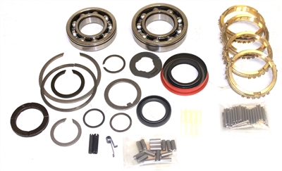GM T4 4 Speed 1982-1987 Bearing Kit with Synchro Rings, BK148WS