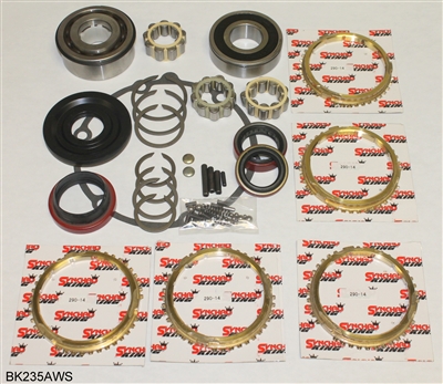 NV3500 5 Speed GM 1988-90 Bearing Kit with Synchro Rings, BK235AWS | Allstate Gear