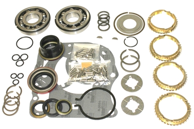 NP833 4 Speed Bearing Kit Cars with 90mm OD Input & Output Bearings with Synchro Rings, BK341WS