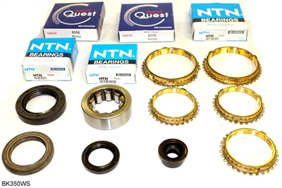 S1 Bearing Kit with Synchro Rings, 1990 Acura Integra, BK350WS