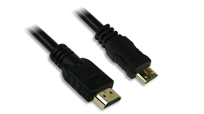 MINI HDMI to HDMI CABLE - M/M, 3 ft.