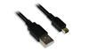 MINI USB (B) to USB (A) CABLE - M/M, 6 ft.