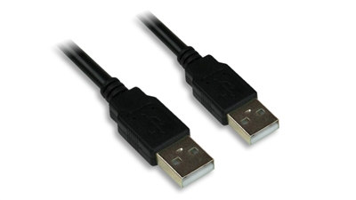 USB 2.0 CABLE - M/M, A/A, 3 ft.