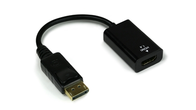 DISPLAYPORT 1.2 (M) to HDMI 1.4 (F) CABLE - 8.5 in.