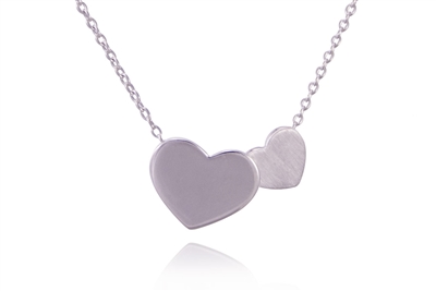 DOUBLE HEART NECKLACE