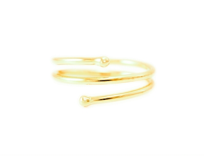 Gold Swirl Ring