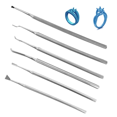 TALLADORES PARA CERAS<BR>SET 6 Pcs