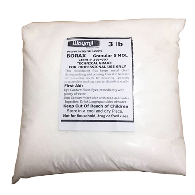 BORAX FLUX EN POLVO</BR>TAMAÃ‘O 3 LB (1.362 GR)