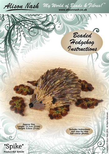 BEADING INSTRUCTIONS > "Spike" the Beaded Hedgehog