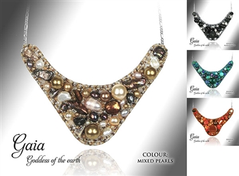 Beaded Jewellery Collar Gaia