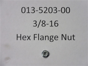 3/8-16 Hex Flange Nut - Bad Boy Part # 013-5203-00