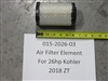 2018 ZT Kohler Air Filter | 015-2026-03