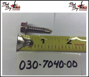 1/4 x 1 Hex Head Tek Screw - Bad Boy Part # 030-7040-00