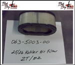 25/26 HP Kohler Air Filter ZT/MZ - Bad Boy Part # 063-5003-00