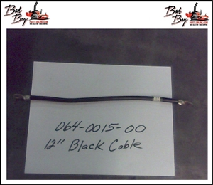 12 inch Black Cable - Bad Boy Part # 064-0015-00
