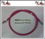 36 Red Battery Cable - Bad Boy Part #064-8060-00