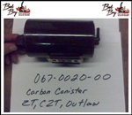 Carbon Canister ZT,CZT,Outlaw, Bad Boy Part# 067-0020-00