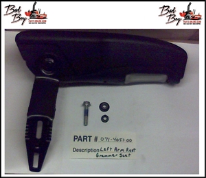 Left Armrest Kit-Grammer Seat - Bad Boy Part # 071-4051-00