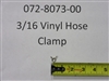 3/16" Vinyl Hose Clamp - Bad Boy Part# 072-8073-00