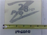 091-6000-00 Z28 Mini Decal - Hood - Diesel