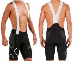 2XU Steel X Compression Bib Shorts, MC4913b