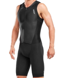 2XU Men's Compression Full Zip Trisuit, MT4839d