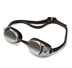 2XU Stealth Mirror Swim Goggle, Black/Silver