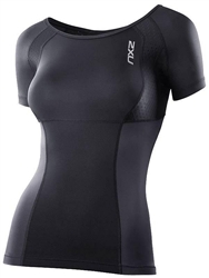2XU Women's Elite Core Short Sleeve Compression Top - WA2222a