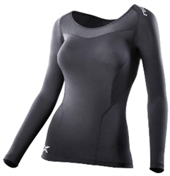 2XU Women's Base Compression Long Sleeve Top WA2270a