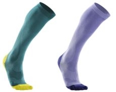2XU Women's Compression Performance Run Socks, WA2443e