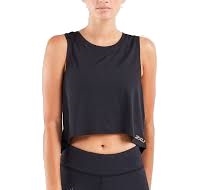 2XU Women's XVENT G2 Cropped Mesh Tank