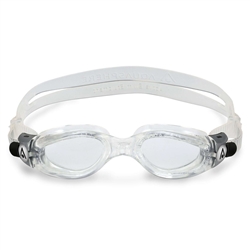 Aqua Sphere Kaiman Compact (Small Fit) Swim Goggle, Clear Lens